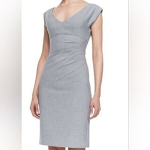 Elegant Gray Sleeveless Dress